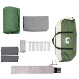 Family Tent 10-Person Green and Grey 460 x 430 x 214 cm 42004080