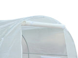 2.5 x 2 x 2 m Polytunnel Greenhouse, Walk-in Green House for Garden with Mesh Windows, Galvanised T3398P313649