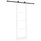 Sliding Door ORKDAL White and Black 78 x 232 cm 3332024