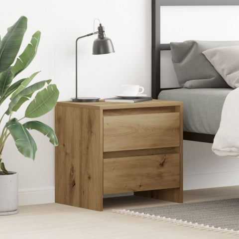 ZNTS Bedside Cabinet Artisan Oak 45x34x44,5 cm Engineered Wood 863355
