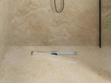 Shower Drain 2-in-1 with 360&deg Siphon Silver 54 x 11 x 9.5 cm 42015961