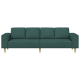 Living Room Couch Dark Green 250 x 77 x 76 cm Polyester 3335085