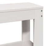 Bed Frame without Mattress White 140x190 cm Solid Wood Pine 3306433