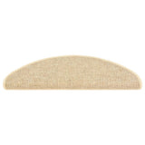 Stair Mat Set of 15 Beige 91% polypropylene, 9% polyester 326903