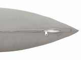 Cushion Cover 12 pcs HEERLEN Grey 40 x 80 cm Polyester 910029