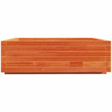 Garden Planter Wax Brown 80x80x26.5 cm Solid Wood Pine 847310