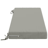 2-Piece Bench Cushions SOEST 2 pcs 100% Polyester Grey 949699