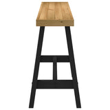 Console Table NOAIN A-Shaped Legs 120x30x75 cm Solid Wood Pine 4100036