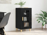 Sideboard Black Oak 34.5 x 32.5 x 90 cm Engineered Wood 880972