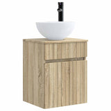 Bathroom Cabinet Set 5 pcs Sonoma Oak Engineered Wood 3407345
