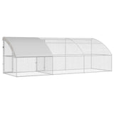 Chicken Cage 3 pcs Silver 600 x 200 x 200 cm Steel and PE 3381110