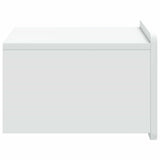 Wall-Mounted Bedside Cabinet 2 pcs White 49 x 34.5 x 24 cm 898276