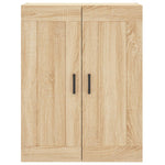 Highboard Sonoma Oak 69.5x34x180 cm Engineered Wood 3199684