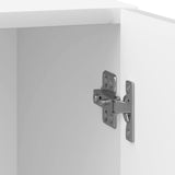 Bedside Cabinet 2 pcs High Gloss White 43 x 34.5 x 50 cm 894804