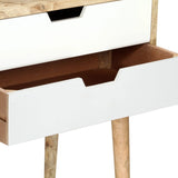 Bedside Cabinet 47x35x59 cm Solid Mango Wood 286481