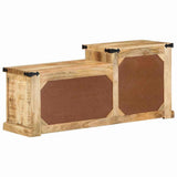 Bench with Drawer Brown 110 x 35 x 50 cm Rough Mango 4019631