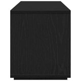 TV Cabinet 130 x 35 x 50 cm Black Oak Engineered Wood 862710