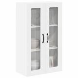 Wall Glass Cabinet LUCCA White 60 x 31 x 100 cm Engineered Wood 885175