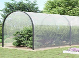 Clear Tarpaulin with Eyelets 10x12 m Polyethylene 4018537