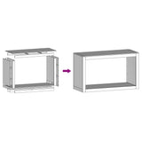 Firewood Rack Green 100x40x60 cm Steel 850985