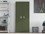 Storage Cabinet Olive Green 60 x 40 x180 cm Steel 3406200