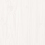 Bed Frame without Mattress White 100x200 cm Solid Wood Pine 855362