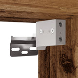 ZNTS Wall-mounted Bedside Cabinets 2 pcs Old Wood 35x35x20 cm 857064