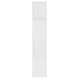 Book Cabinet Room Divider White 60x24x124.5 cm Engineered Wood 809080