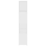 Book Cabinet Room Divider White 60x24x124.5 cm Engineered Wood 809080