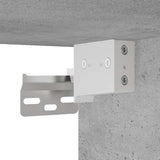 Bathroom Wall Cabinet Concrete Grey 100x25x30 cm Engineered Wood 860097
