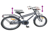 Kids Bike 20 Inches for 6-11 Years Old Dark Grey 42009269