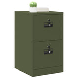 File Cabinet Olive Green 44 x 50 x 74.5 cm Cold-Rolled Steel 891596