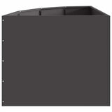 Corner Planter Black 60 x 60 x 50 cm Steel 883661