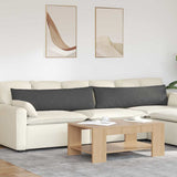 Sofa Pillows 2 pcs Dark Grey 145 x 40 cm Corduroy Fabric 42013861