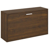 Shoe Bench Brown Oak 80x24x45 cm Engineered Wood 342646