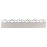Lawn Edgings 10 pcs Silver 103 x 0.05 x 22 cm Stainless Steel 874819