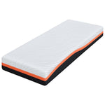 Mattress White and Grey 80 x 200 cm Gel Memory Foam 4106348