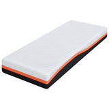 Mattress White and Grey 80 x 200 cm Gel Memory Foam 4106348