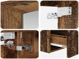 Bathroom Cabinet Set 5 pcs Old Wood Engineered Wood 3406397