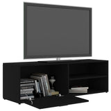 TV Cabinet Black 120x34x37 cm Engineered Wood 801153