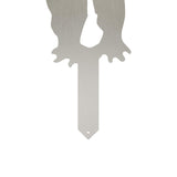 Garden Stake 75.5 x 44 cm Stainless Steel Silver 8014406