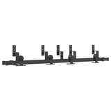 Sliding Door Hardware Kit 152,5 cm Steel Black 3295727
