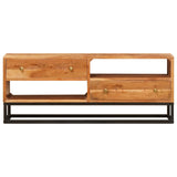 TV Cabinet Natural 110 x 30 x 44 cm Solid Acacia Wood 4104614