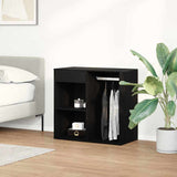 Cosmetic Cabinet Black Oak 80 x 40 x 75 cm Engineered Wood 862787