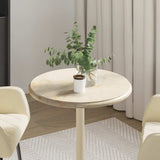 Table Top Cream Marble 50x2.5 cm Table Top Round Minimalist 149192