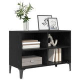 TV Cabinet Set Black 69.5 x 30 x 50 cm Engineered Wood 875112