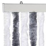 ZNTS Insect Curtain Grey and White 90x200 cm Chenille 315124