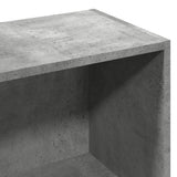 Bookcase Concrete Grey 57x28.5x141 cm Engineered Wood 847999