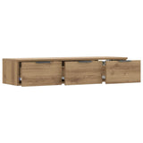 Wall Cabinet Artisan Oak 102x30x20 cm Engineered Wood 856986