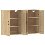 Wall Mounted Cabinets 2 pcs Sonoma Oak Engineered Wood 3197987